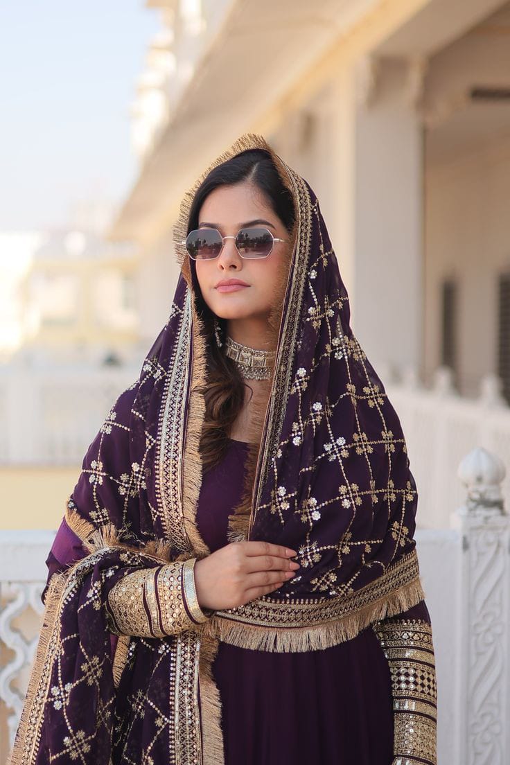 EMBELLISHED LONG FLAIR MAXI 3PC