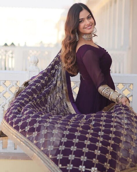 EMBELLISHED LONG FLAIR MAXI 3PC