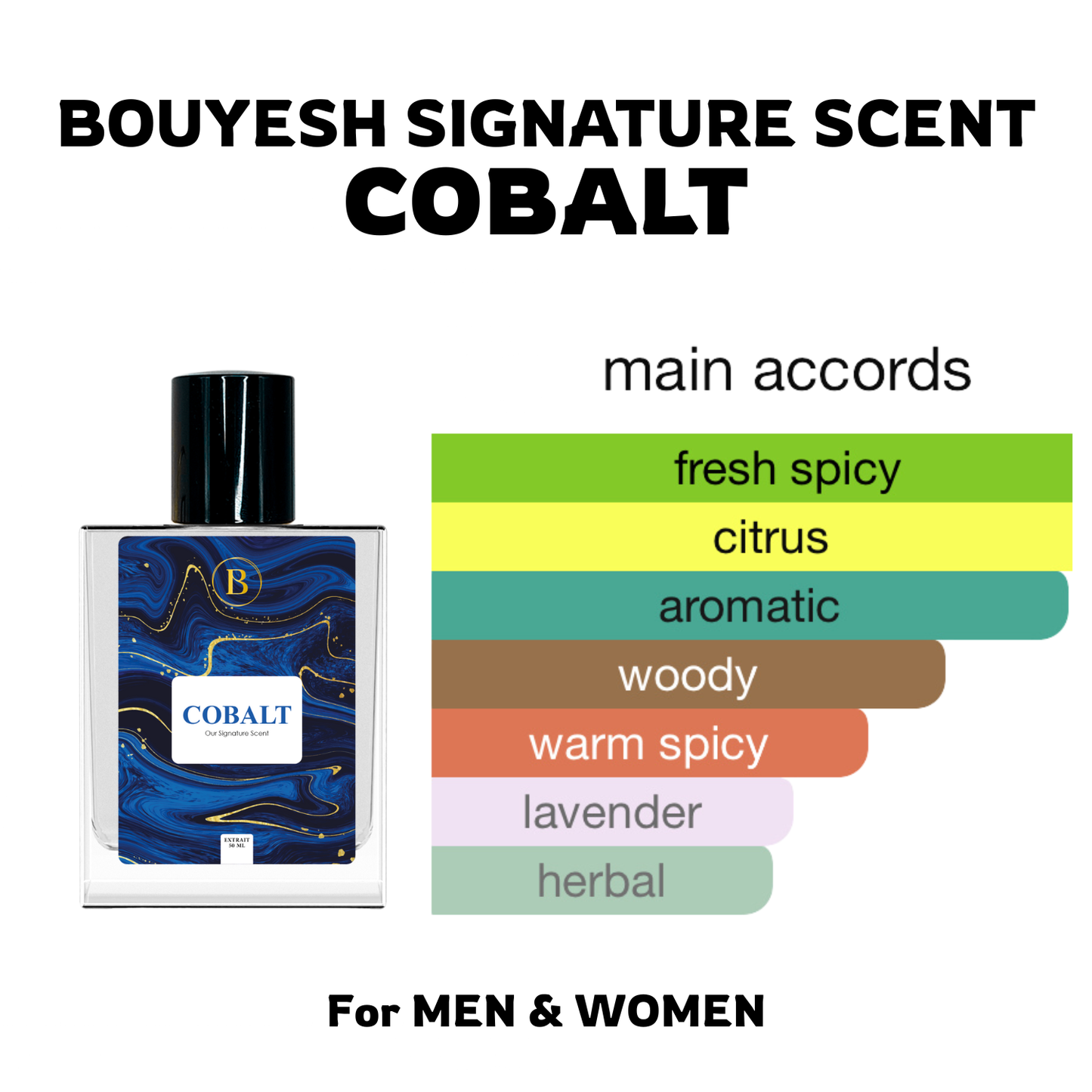 Cobalt - Our Signature Scent - The Essence of Cool Sophistication | 50 ml
