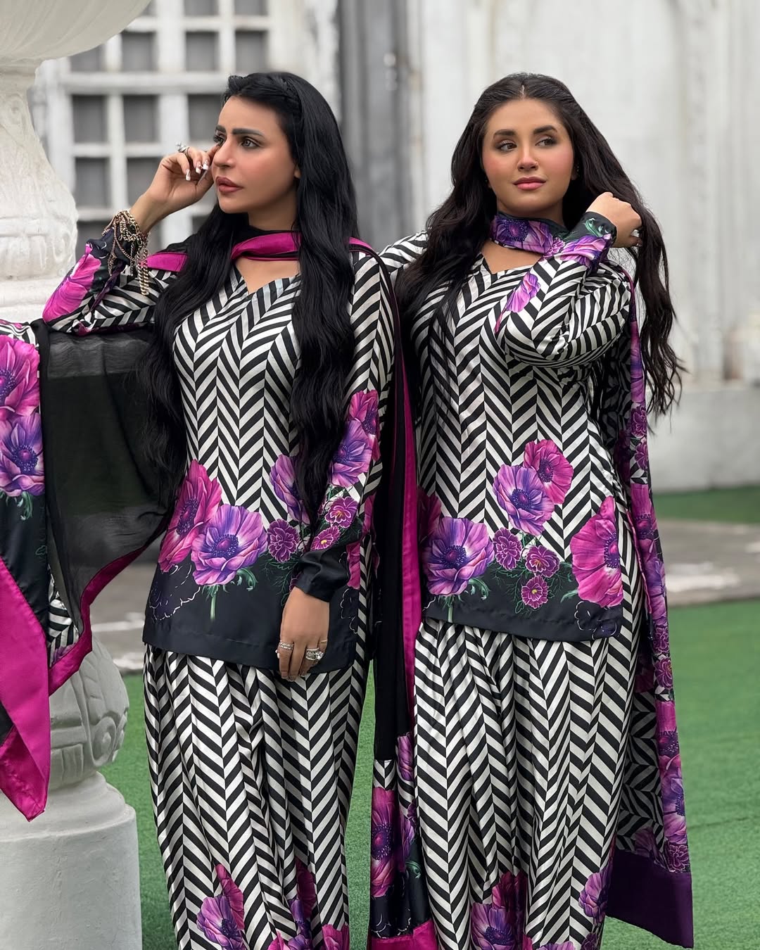 Floral DIgital 3pc Dress