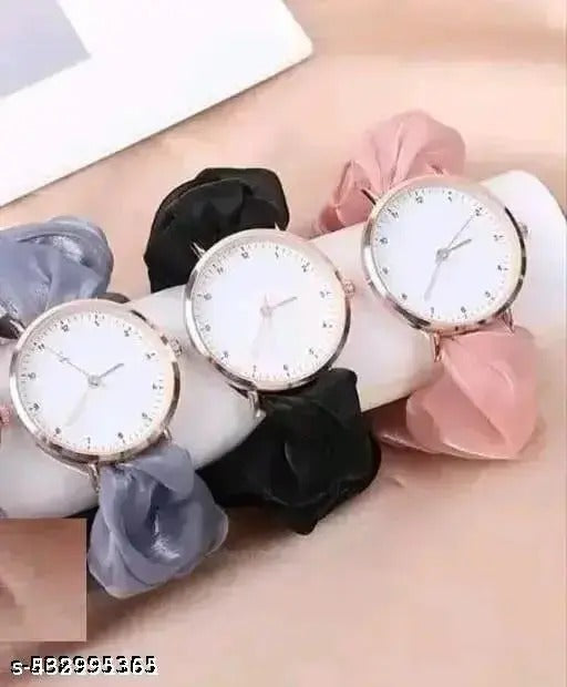 Korean Scrunchie Watch for Girls
