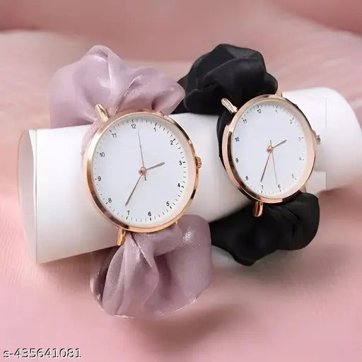 Korean Scrunchie Watch for Girls