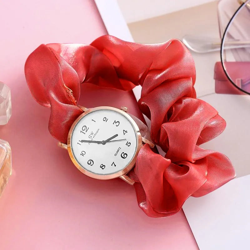 Korean Scrunchie Watch for Girls