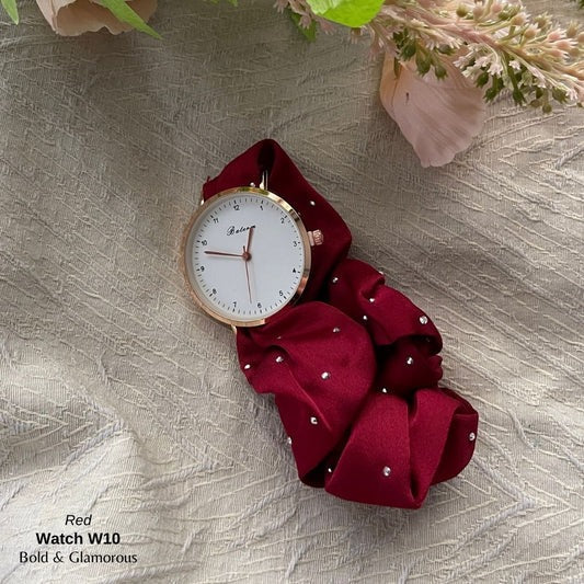 Korean Scrunchie Watch for Girls