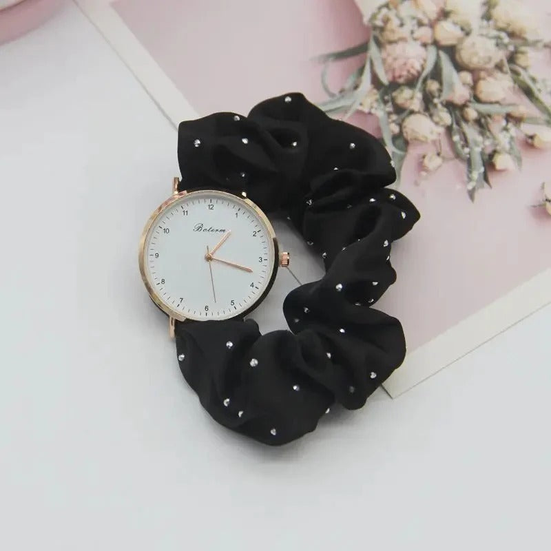 Korean Scrunchie Watch for Girls