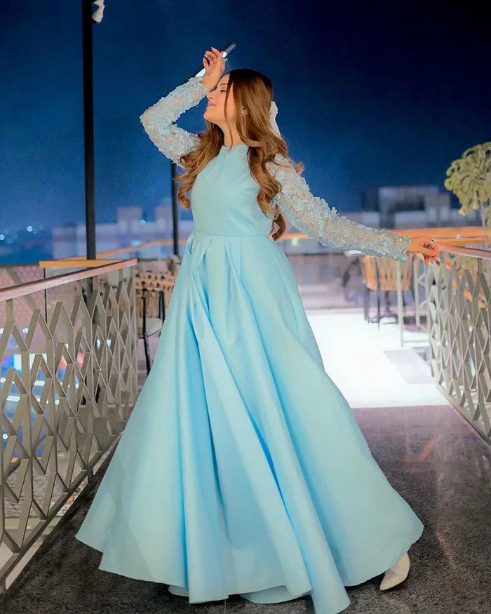 EMBELLISHED LONG FLAIR MAXI 2PC