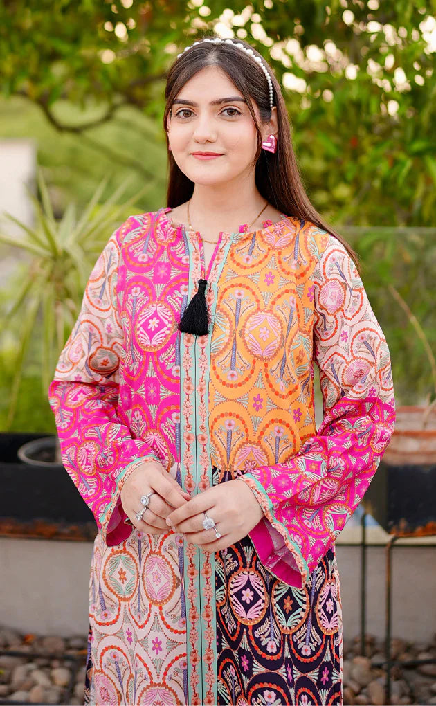 2Pc Dress Digital Print