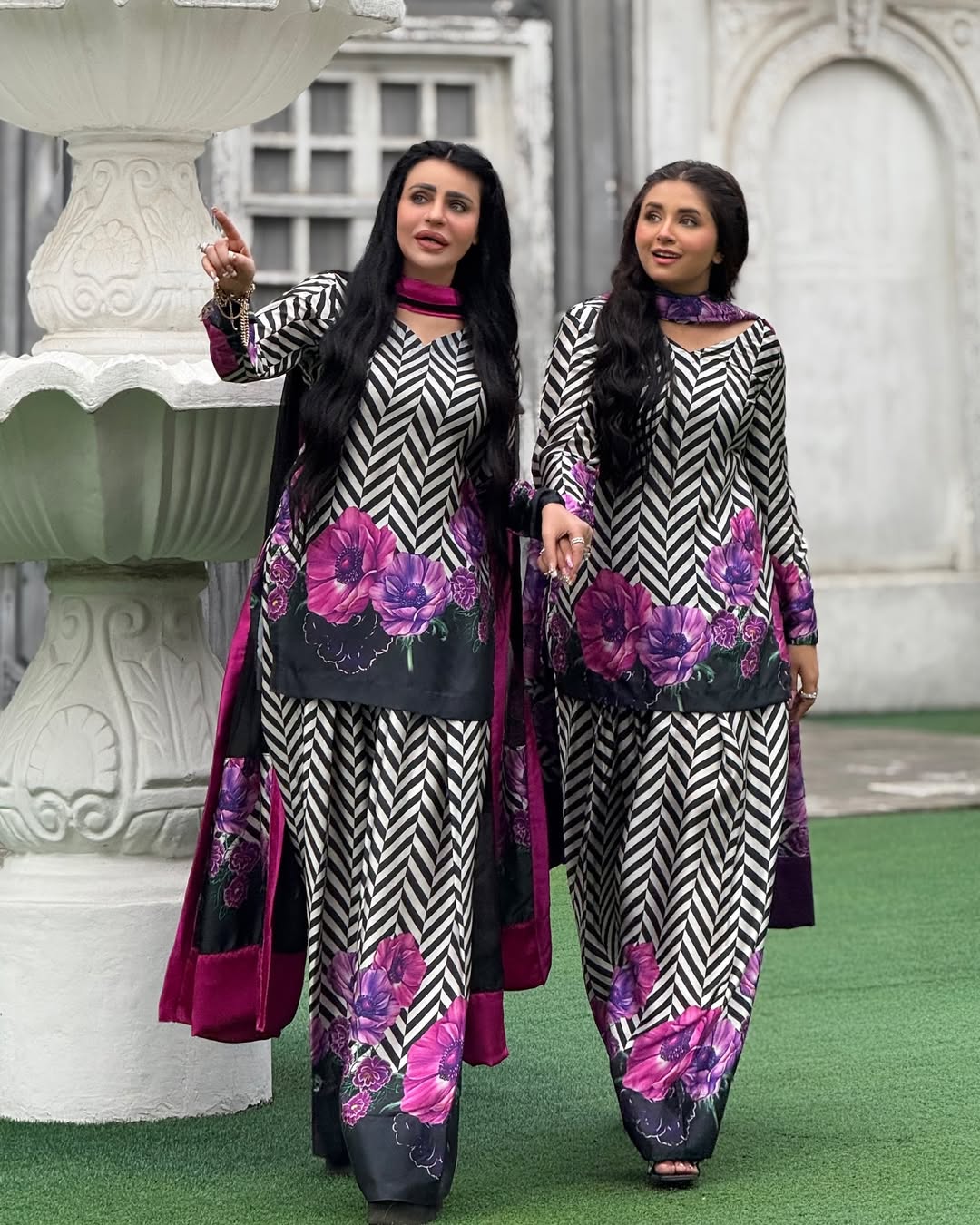 Floral DIgital 3pc Dress