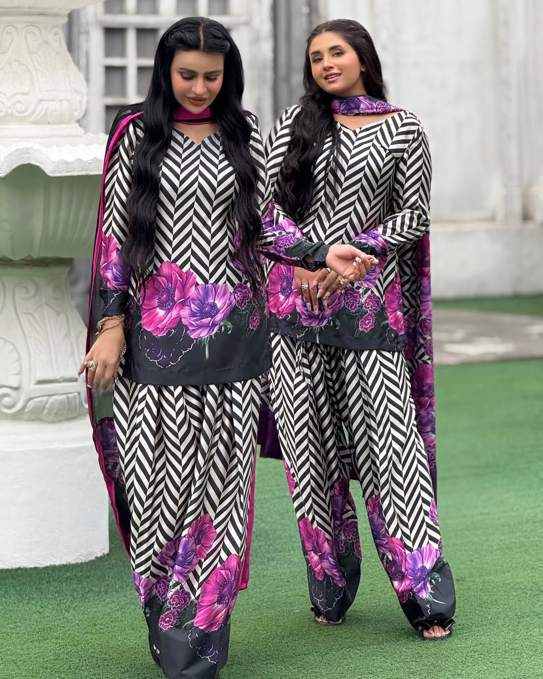 Floral DIgital 3pc Dress