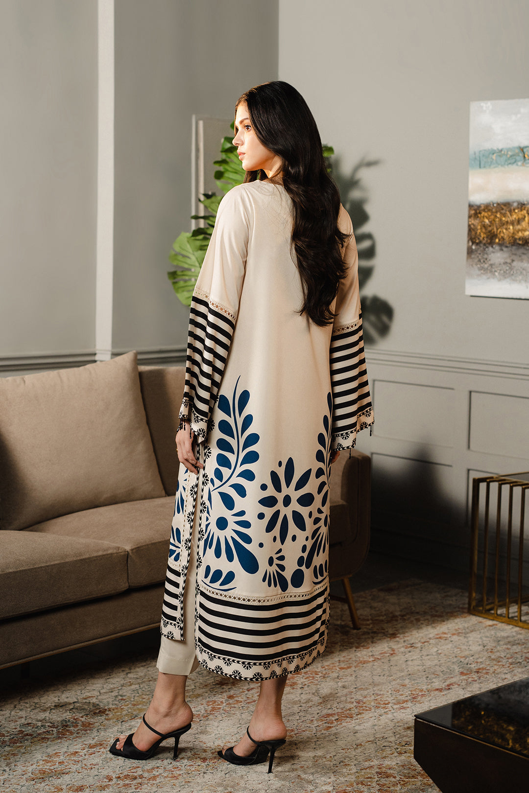 Sabaar Long  2PC Summer Dress