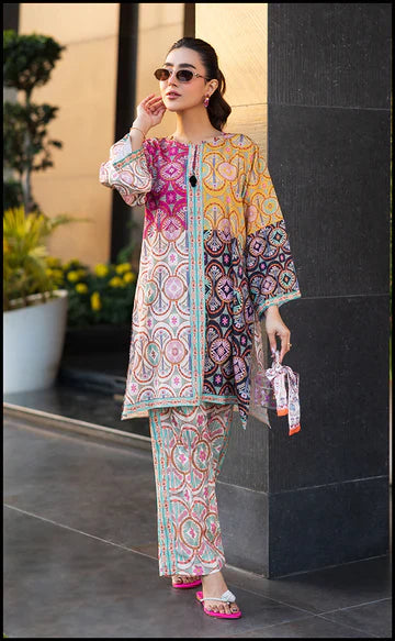 2Pc Dress Digital Print