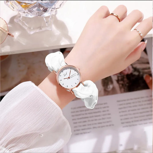 Korean Scrunchie Watch for Girls
