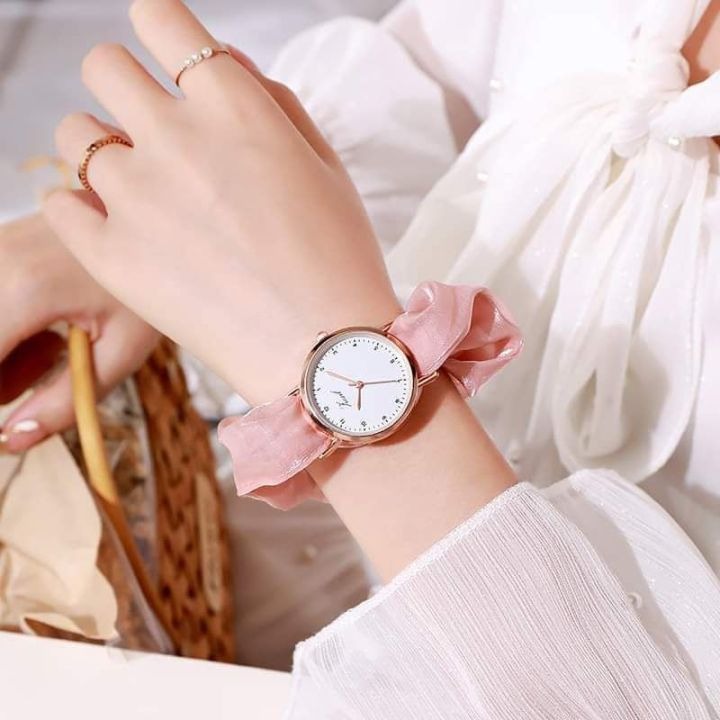 Korean Scrunchie Watch for Girls