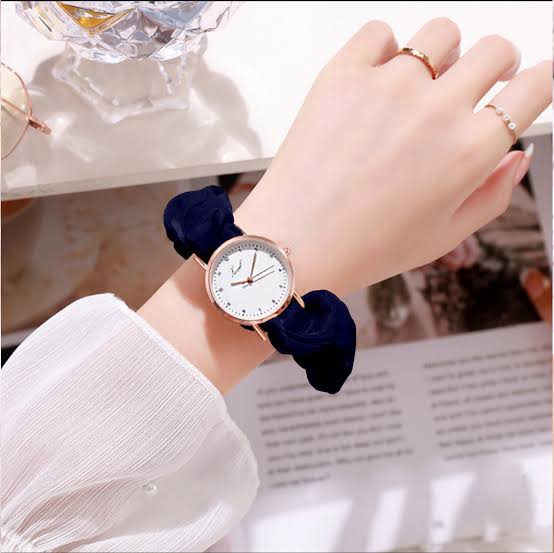 Korean Scrunchie Watch for Girls