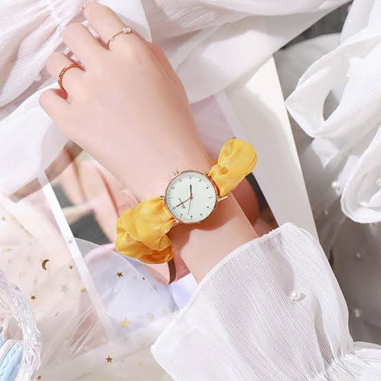 Korean Scrunchie Watch for Girls