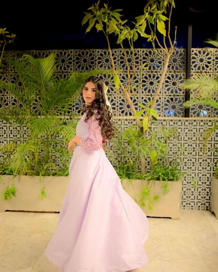 EMBELLISHED LONG FLAIR MAXI 2PC