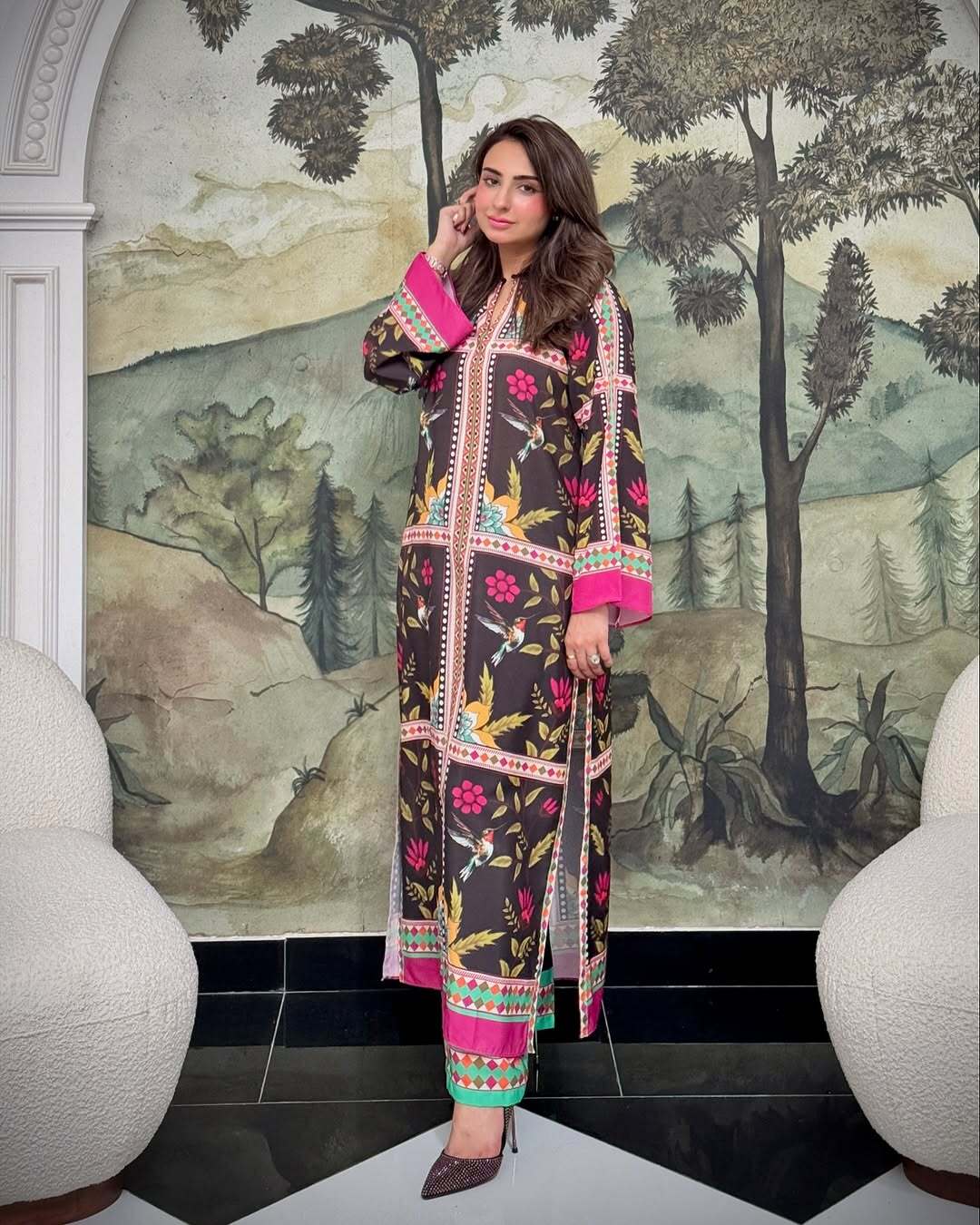 Floral printed 2-Piece Dress